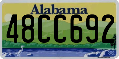AL license plate 48CC692