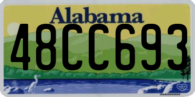 AL license plate 48CC693