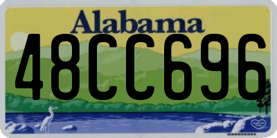 AL license plate 48CC696