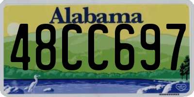 AL license plate 48CC697