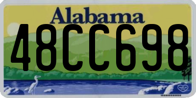 AL license plate 48CC698