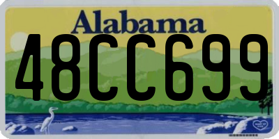 AL license plate 48CC699