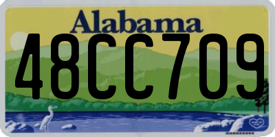 AL license plate 48CC709