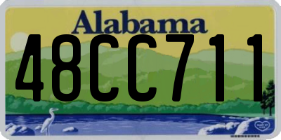 AL license plate 48CC711