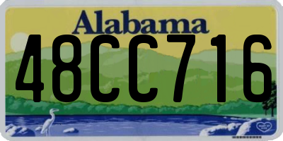 AL license plate 48CC716