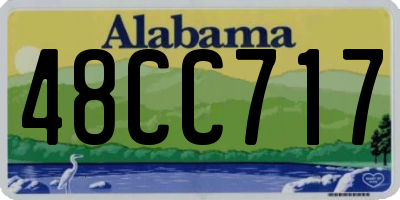AL license plate 48CC717