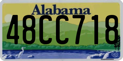 AL license plate 48CC718