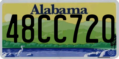 AL license plate 48CC720