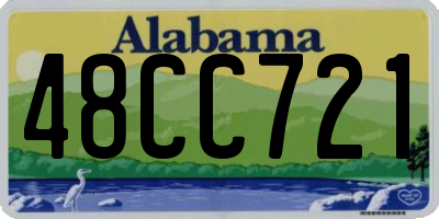 AL license plate 48CC721