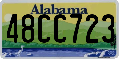 AL license plate 48CC723