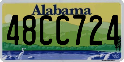 AL license plate 48CC724