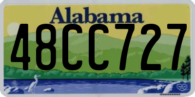 AL license plate 48CC727