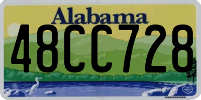 AL license plate 48CC728