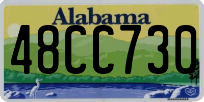 AL license plate 48CC730