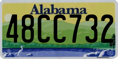 AL license plate 48CC732