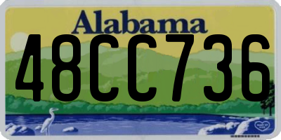 AL license plate 48CC736