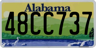 AL license plate 48CC737