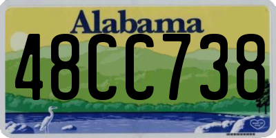 AL license plate 48CC738