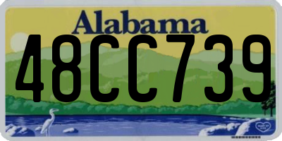 AL license plate 48CC739