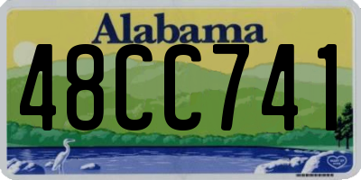 AL license plate 48CC741