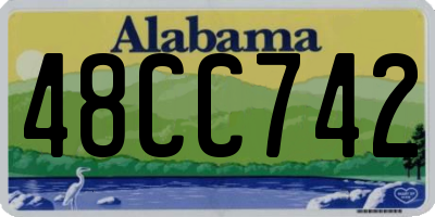 AL license plate 48CC742
