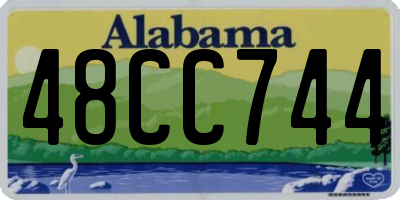 AL license plate 48CC744
