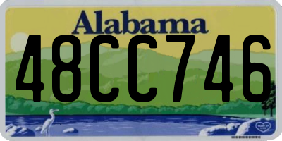 AL license plate 48CC746
