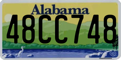 AL license plate 48CC748