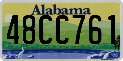 AL license plate 48CC761