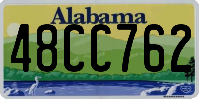 AL license plate 48CC762