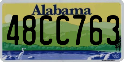 AL license plate 48CC763