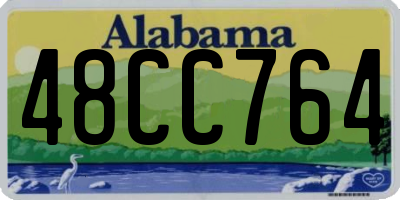 AL license plate 48CC764