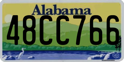AL license plate 48CC766