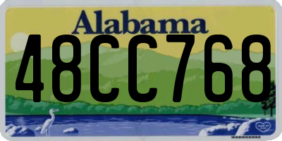 AL license plate 48CC768