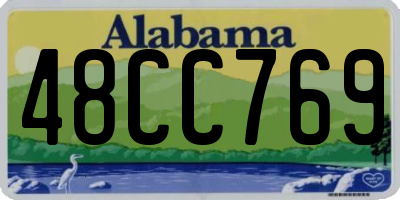 AL license plate 48CC769