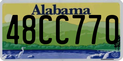 AL license plate 48CC770