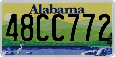 AL license plate 48CC772