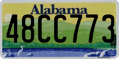 AL license plate 48CC773