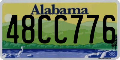AL license plate 48CC776