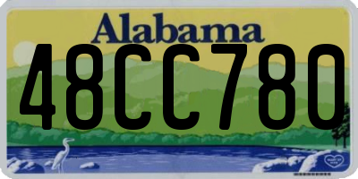 AL license plate 48CC780