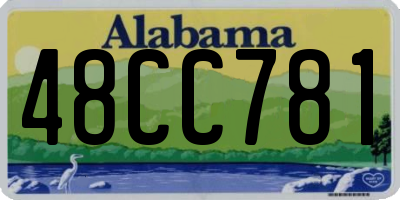AL license plate 48CC781