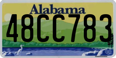 AL license plate 48CC783