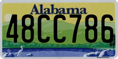 AL license plate 48CC786