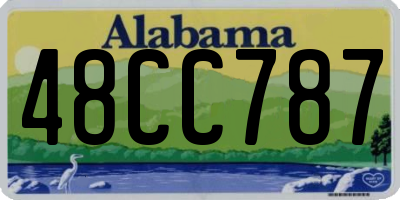 AL license plate 48CC787