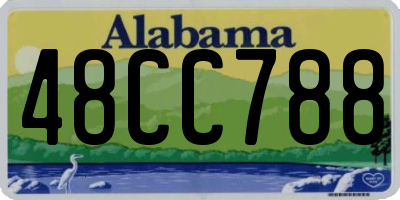 AL license plate 48CC788