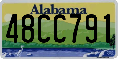 AL license plate 48CC791