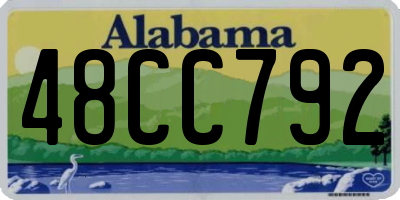 AL license plate 48CC792