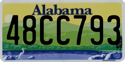 AL license plate 48CC793