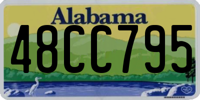 AL license plate 48CC795