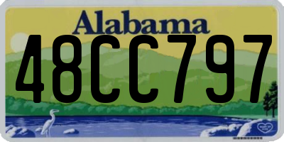 AL license plate 48CC797
